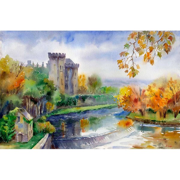Kilkenny Castle and River - Autumn