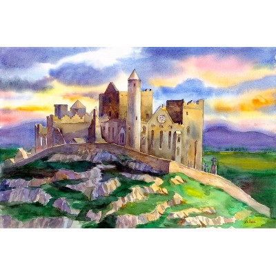 Rock of Cashel Castle Sunset Rock of Cashel Castle Sunset
