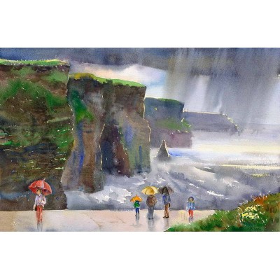Cliffs of Moher in the Rain Cliffs of Moher in the Rain