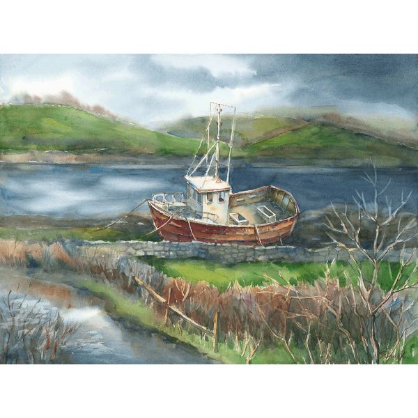 Donegal Fishing Boat - Original