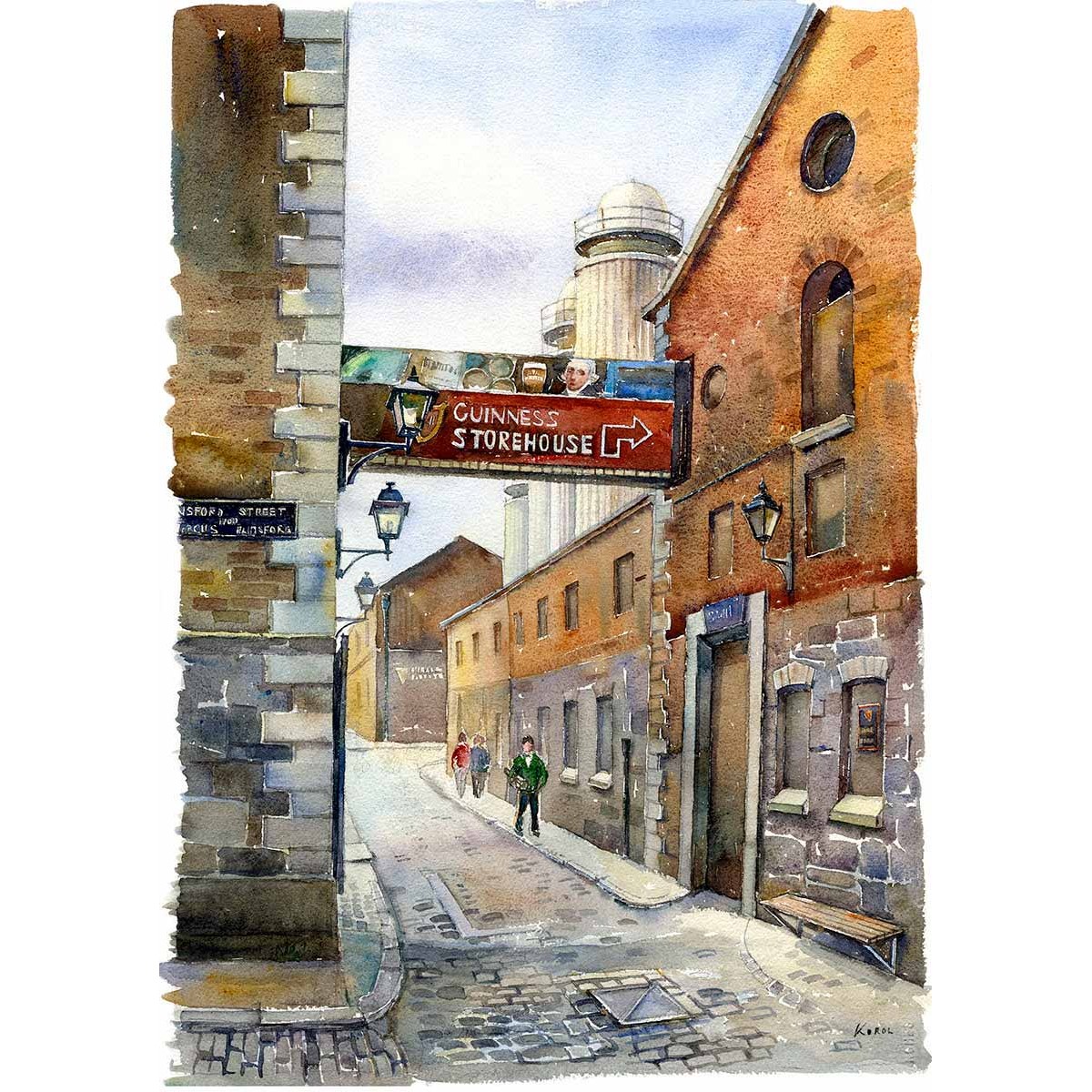 Guinness Street Painting