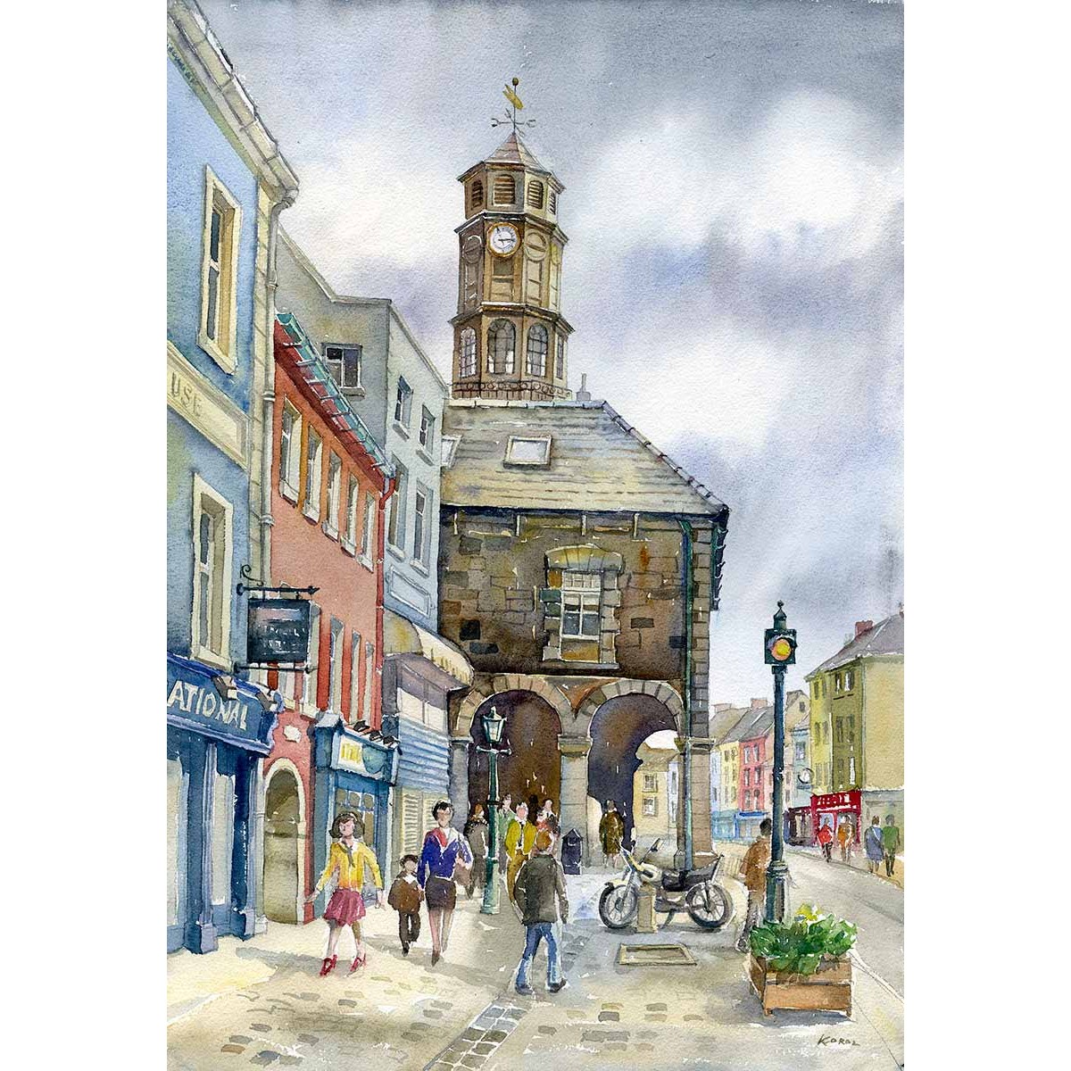 'The Tholsel, Kilkenny' Giclee Print ready to frame